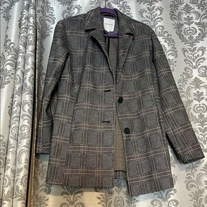 Avec Les Filles plaid Jacket size 6